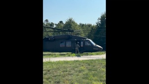 UH-60 Black Hawks land to extract Soldiers