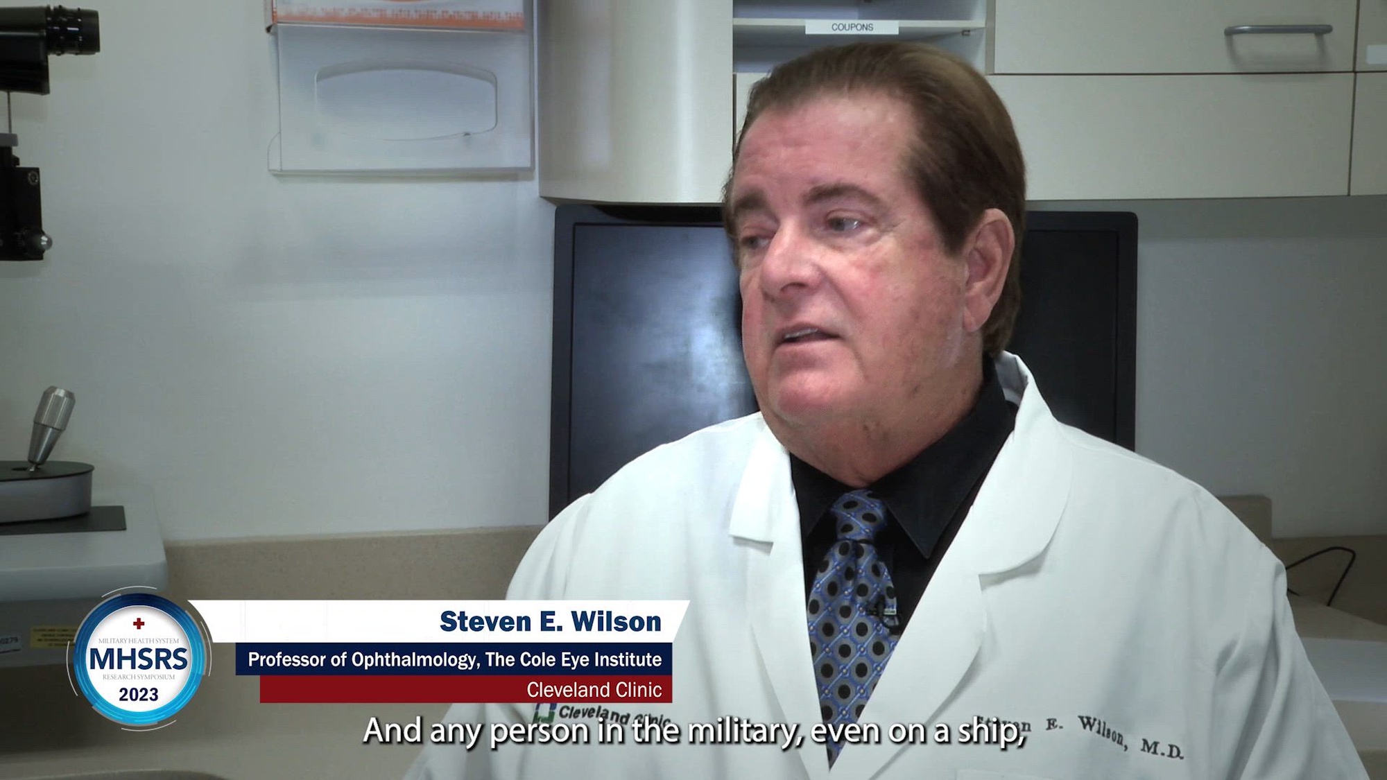 Steven E. Wilson, MD’s discovery of topical losartan treatment to prevent and treat corneal scarring fibrosis that results in severe vision loss or blindness has revolutionized medical care for patients with corneal trauma, chemical burns, infections (bacterial, fungal, viral, acanthamoeba, chlamydia).<br /><br />This version has captions embedded in the video.