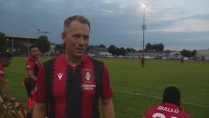 Vicenza Boss and Swiss Guard Soccer Game Interviews