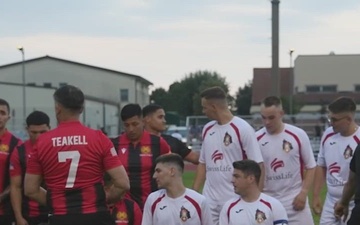 Vicenza Boss and Swiss Guard Soccer Game B-Roll