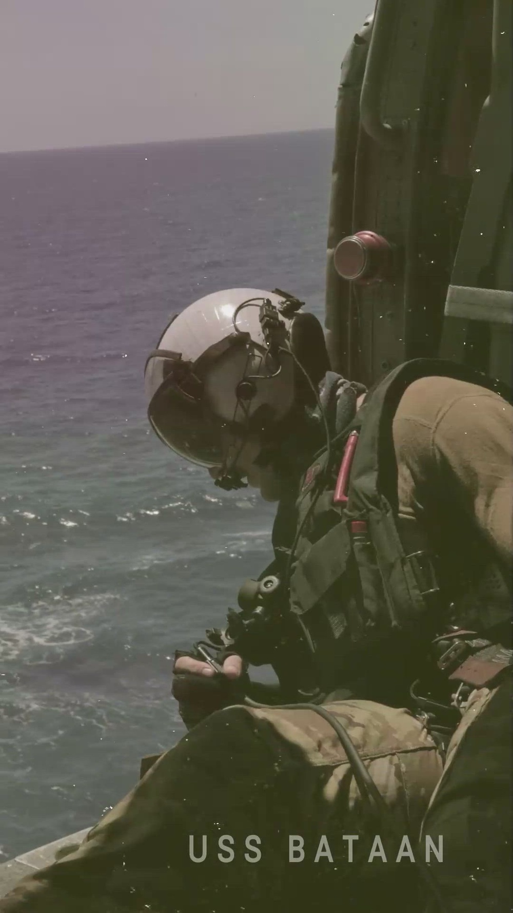 DVIDS - Video - USS Bataan Conducts VERTREP with USNS Medgar Evers