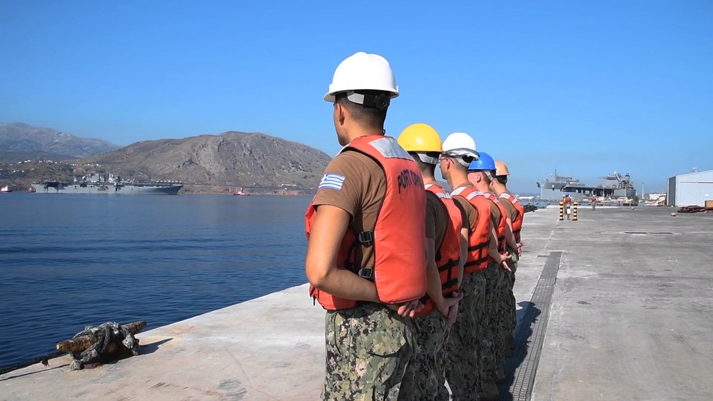 DVIDS - Video - USS Bataan (LHD 5) arrives in NSA Souda Bay