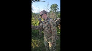 U.S. officer candidates load onto a Black Hawk