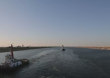 USS Bataan, USS Carter Hall Transit the Suez Canal