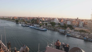 Timelapse of USS Bataan Transiting the Suez Canal