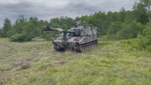 222nd Field Artillery Train in New Terrain During Nothern Strike 2023