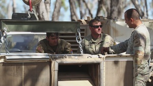 Comanche company conducts maintenence on M1A2 Abrams