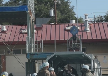 11th MEU: Marines participate in the Underwater Egress Trainer