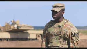 A-Roll: 1-8 Cavalry Regiment Abrams crews conduct weapons qualification in Pabrade, Lithuania