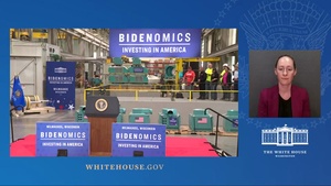 President Biden Delivers Remarks on how Bidenomics is Investing in America