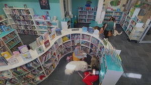 Library Dogs come to Aviano Air Base