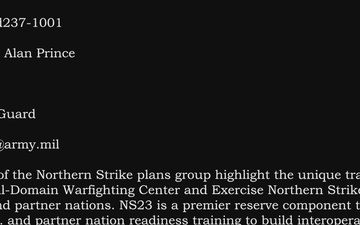 Plans Group Highlights Northern Strike and NADWC