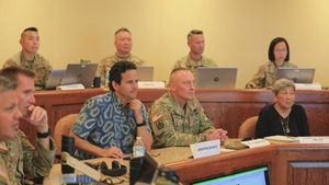 [B-Roll] Senator Brian Schatz Visits JTF-50 Command in Support of Maui Recovery Efforts