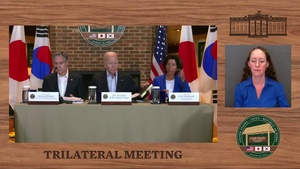 President Biden Holds a Trilateral Meeting with President Yoon and Prime Minister Kishida