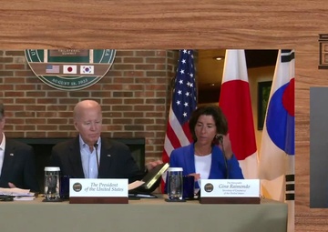 President Biden Holds a Trilateral Meeting with President Yoon and Prime Minister Kishida