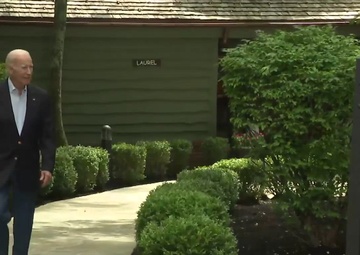 President Biden Greets and Welcomes President Yoon Suk Yeol and Prime Minister Kishida Fumio