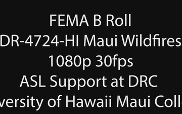 FEMA B-Roll of ASL support for Deaf and Hard of Hearing Survivors