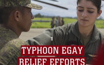 Marine Minute: Typhoon Egay Relief Efforts