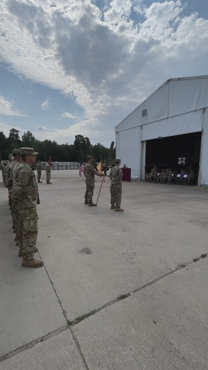 Army National Guard Transportation Company assumes Europe mission
