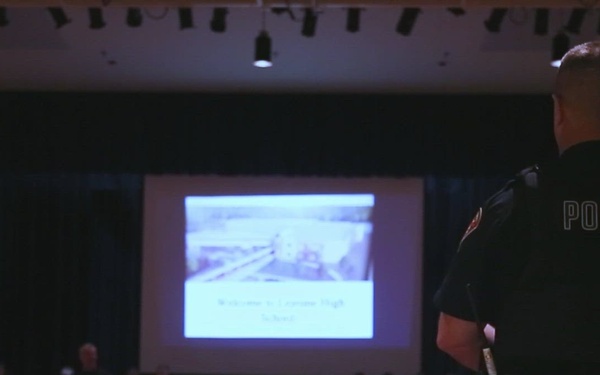 Lejeune High School Orientation with School Resource Officer