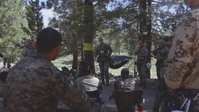 Mountain Medicine 1-23 conducts river crossing and sked raising 