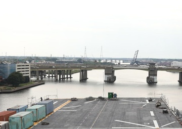 USS Iwo Jima Transits to Naval Station Norfolk
