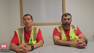 Lights in the dark: Power Team Swing shift keep lights on, water flowing.