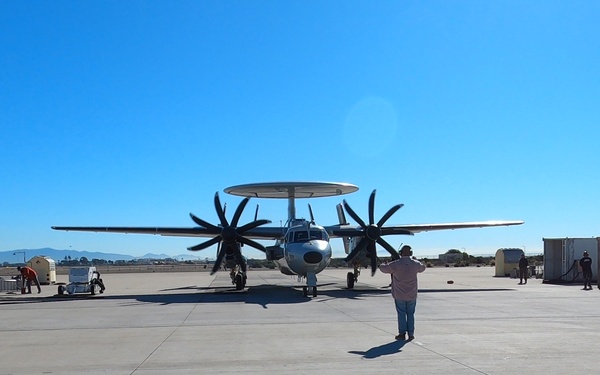 E-2D Test Flight