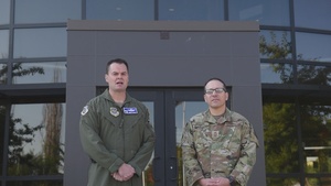 Col. Dycus and Chief Arcuri address Team Fairchild on the Spokane area wildfires
