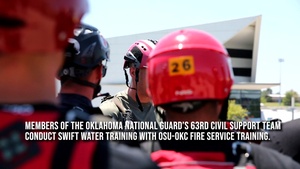 Specialized Oklahoma National Guard unit conducts swift water training