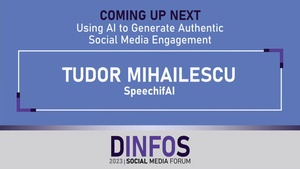 2023 Defense Information School Social Media Forum - Using AI to Generate Authentic Social Media Engagement