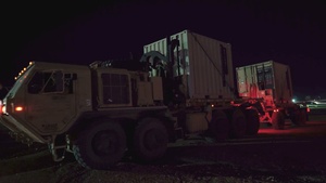 B-Roll: 142nd Division Sustainment Support Battalion Loading and Convoy
