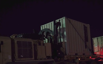 B-Roll: 142nd Division Sustainment Support Battalion Loading and Convoy