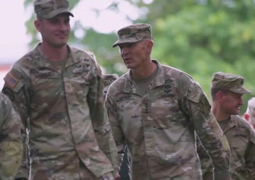 Vice Chief of Staff of the Army and Sergeant Major of the Army Visit
