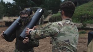 B-Roll: Task Force Ivy mortarmen conduct fire support coordination exercise in Latvia