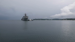 Pacific Partnership 2023: USS Pearl Harbor Pulls into The Philippines