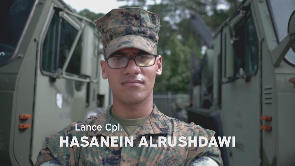 DVIDS - Video - Lance Cpl. Hasanein Alrushdawi: Iraq native proud to serve
