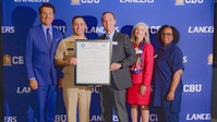 NSWC Corona, California Baptist University Sign Education Partnership Agreement