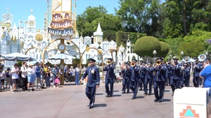 562nd Air Force Band plays at Disneyland on the 3rd of July