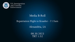 Repatriation flight to Ecuador