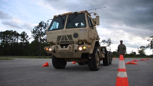 B-Roll: FL National Guard convoy inspection training for Hurricane Idalia