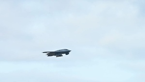 B-2 Spirit stealth bomber takeoff in Iceland B-Roll
