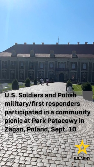 US, Polish military mingle with community at Zagan picnic