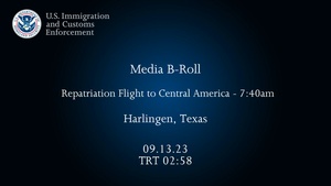 ICE conducts single adult, family unit removal flights Sept. 13