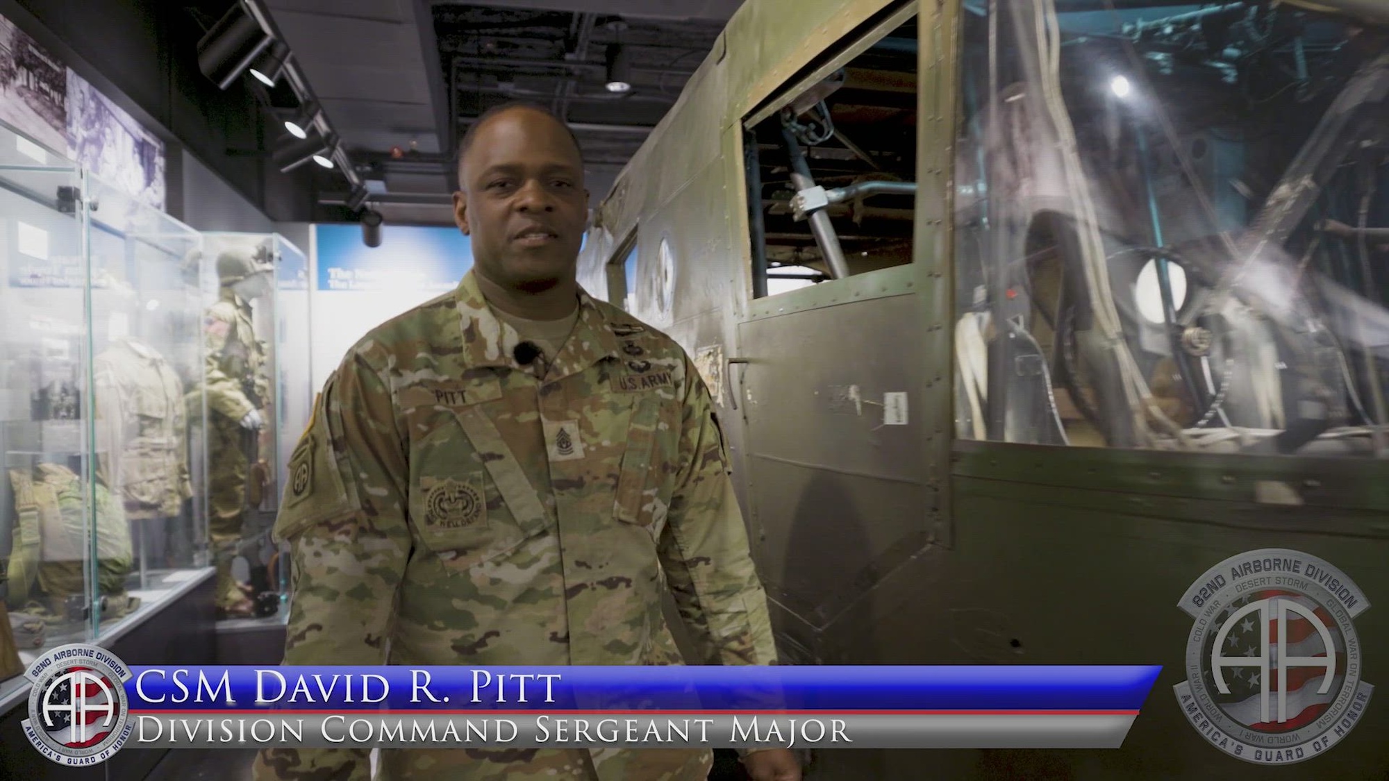 This video is the first of a three-part docuseries showcasing the contributions made by the former Division Command Sergeants Major of the &quot;All American&quot; 82nd Airborne Division, earning the much-respected call sign &quot;AA9&quot;. They recount their time in the Division, describing the incredible legacy created by paratroopers over many generations. (U.S. Army product by: Sgt. 1st Class Jonathan Hornby. VHS Archival footage courtesy of the 82nd Airborne Division Museum.) Video uploaded for archival purposes. <br /><br />This documentary recounts the experiences of the following former Division Command Sergeants Major:<br />- Command Sgt.