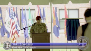 Chaplain Induction Hall of Fame Ceremony 2020 82nd Airborne Division