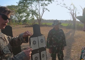 B-Roll: MRF-D Marines conduct live-fire range during Exercise Super Garuda Shield 2023