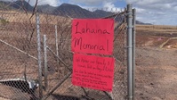 Roadside Memorial for victims of the Lahaina fire