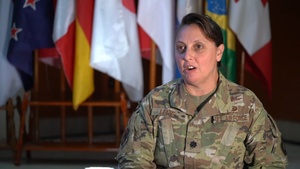 Interview with Operational Staff Exercise Super Gaurda Shield 2023 participant