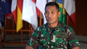 Interview with Operational Staff Exercise Super Gaurda Shield 2023 participant